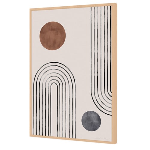 Arches & Buds Printed Wall Art