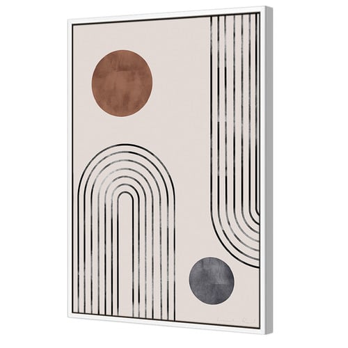 Arches & Buds Printed Wall Art