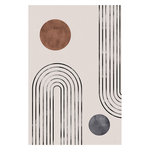 Arches & Buds Printed Wall Art