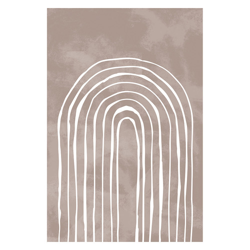 Arch One Way III White Printed Wall Art