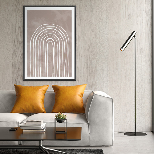 Arch One Way III White Printed Wall Art
