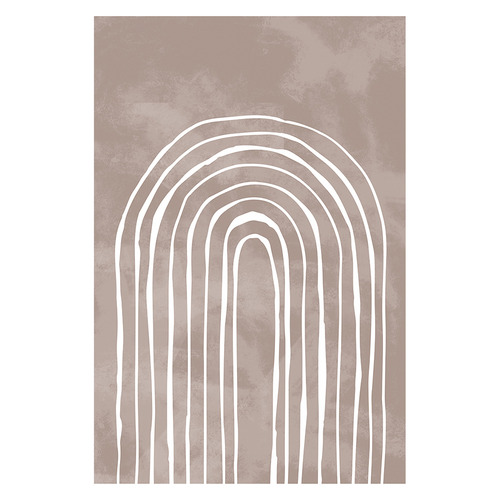 Arch One Way III White Printed Wall Art