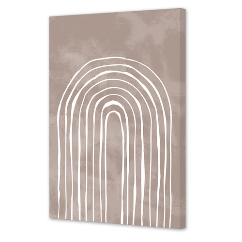 Arch One Way III White Printed Wall Art