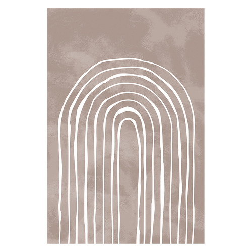 Arch One Way III White Printed Wall Art