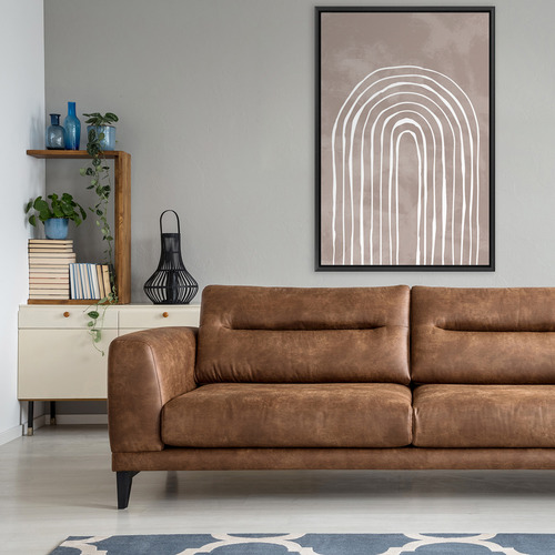 Arch One Way III White Printed Wall Art