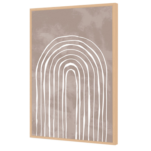 Arch One Way III White Printed Wall Art