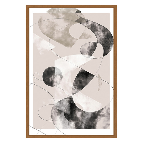 Shapes Shatters Printed Wall Art