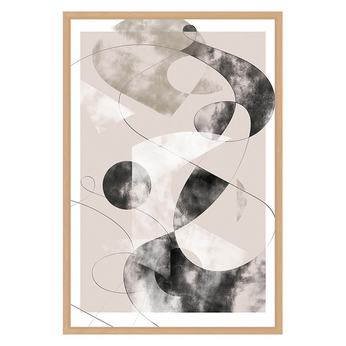 Shapes Shatters Printed Wall Art