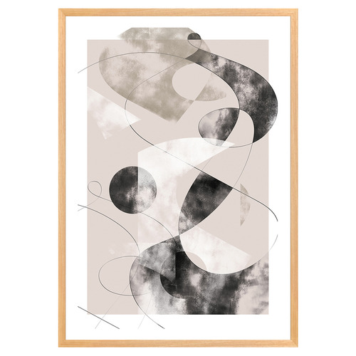 Shapes Shatters Printed Wall Art
