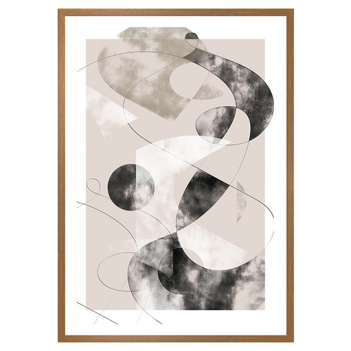 Shapes Shatters Printed Wall Art