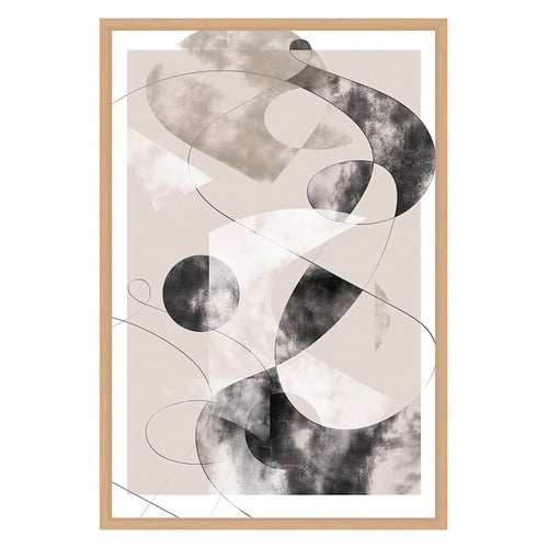 Shapes Shatters Printed Wall Art