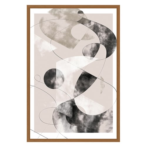 Shapes Shatters Printed Wall Art