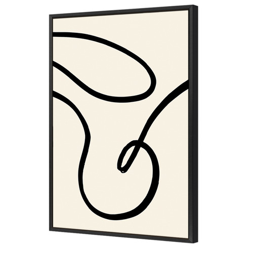 Black Lines II Printed Wall Art