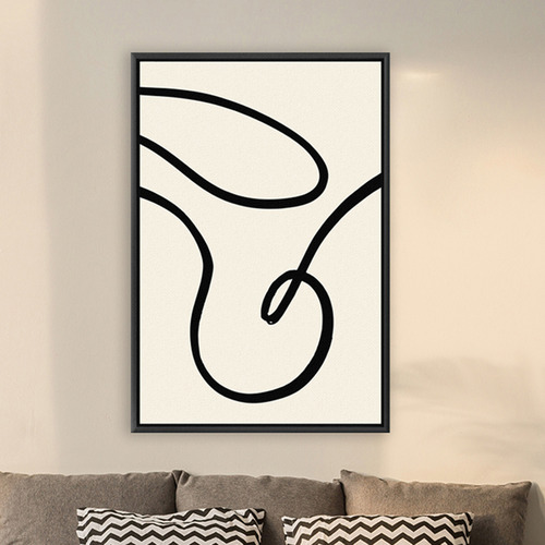 Black Lines II Printed Wall Art