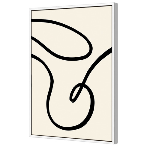 Black Lines II Printed Wall Art