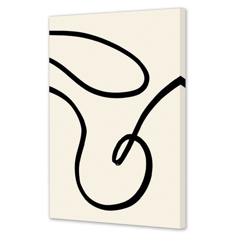 Black Lines II Printed Wall Art