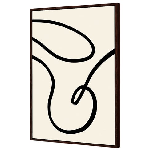 Black Lines II Printed Wall Art