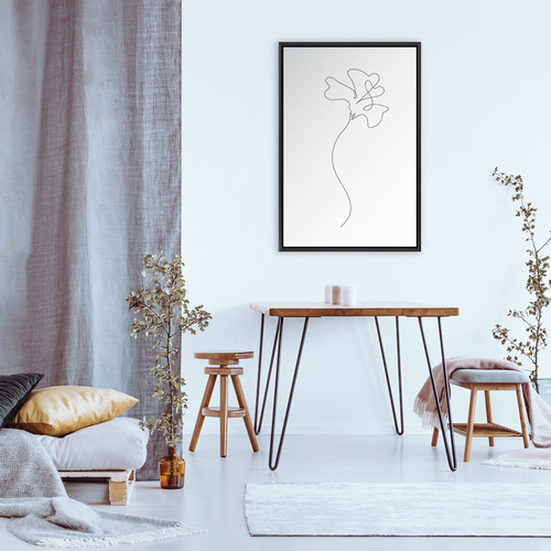 Flower Printed Wall Art