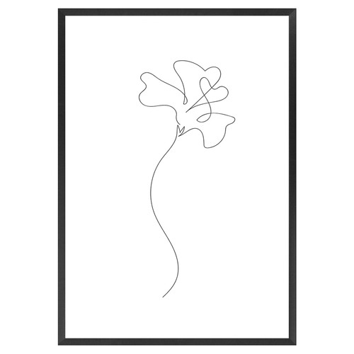 Flower Printed Wall Art