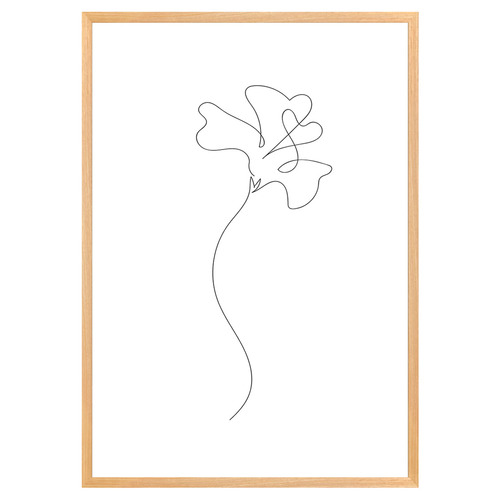 Flower Printed Wall Art
