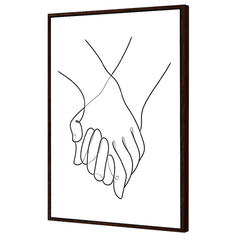 Holding Hands Printed Wall Art