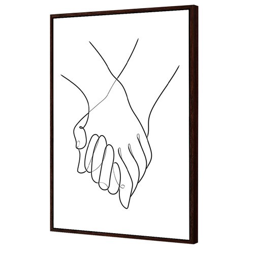 Holding Hands Printed Wall Art