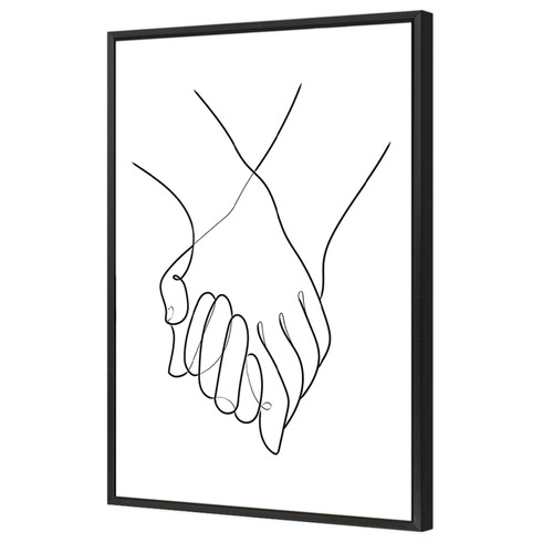 Holding Hands Printed Wall Art