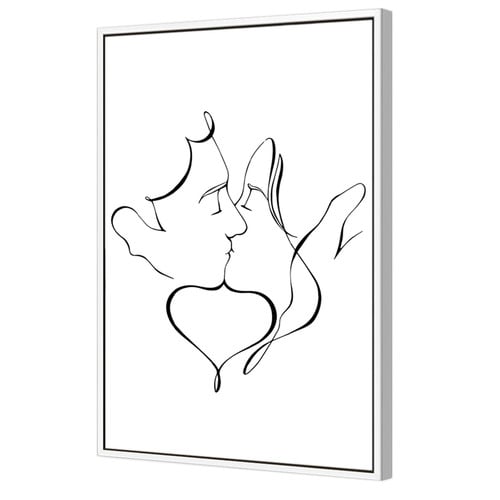 The Kiss Printed Wall Art