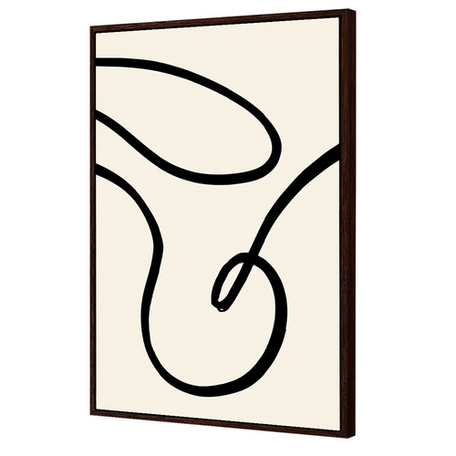 Black Lines II Printed Wall Art