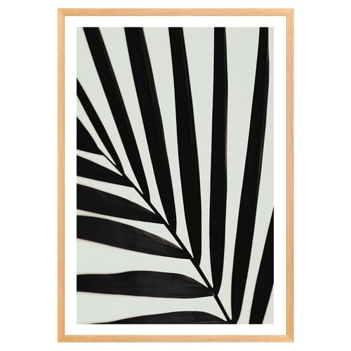 Graphic Palm Leaf I Printed Wall Art