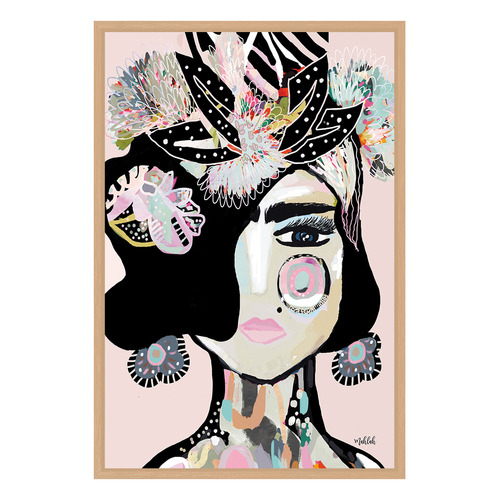 Pastel Frida Printed Wall Art