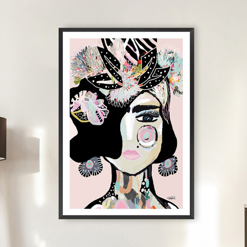 Pastel Frida Printed Wall Art