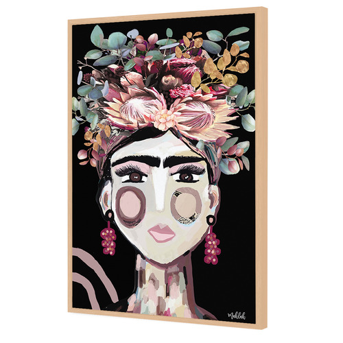 Black Australiana Frida Printed Wall Art