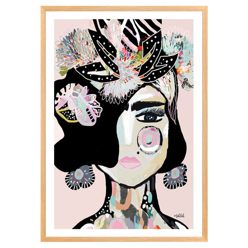 Pastel Frida Printed Wall Art
