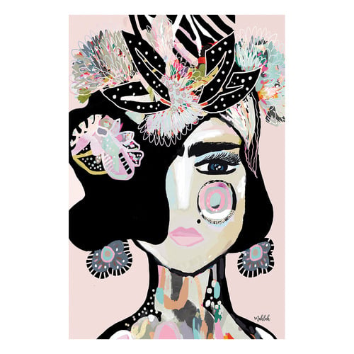 Pastel Frida Printed Wall Art