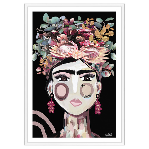 Black Australiana Frida Printed Wall Art