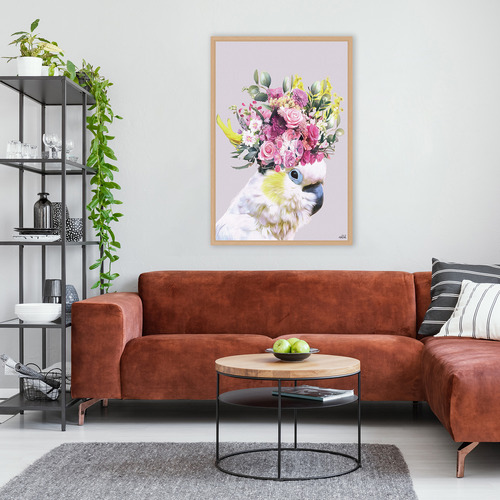 Pretty Cockatoo Printed Wall Art