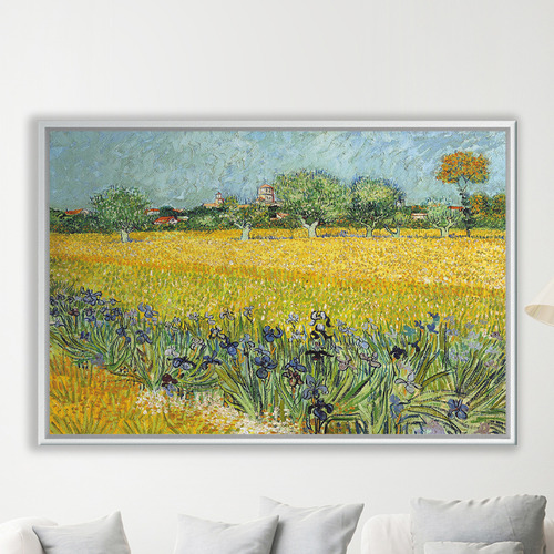 Field with Flowers near Arles Printed Wall Art