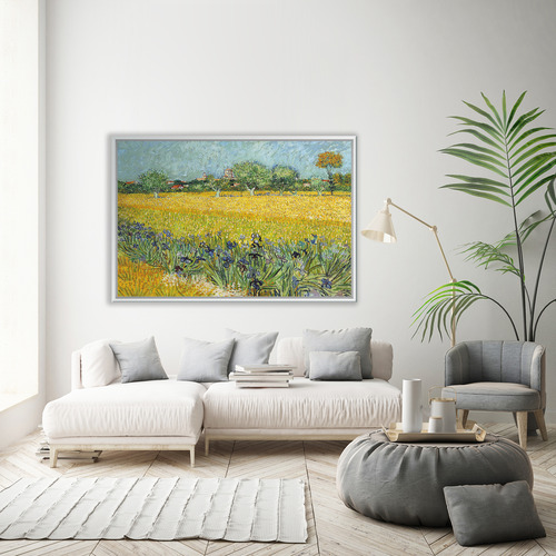 Field with Flowers near Arles Printed Wall Art