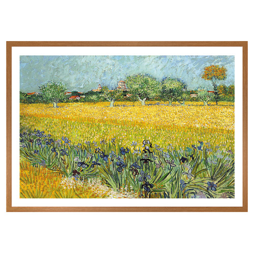 Field with Flowers near Arles Printed Wall Art