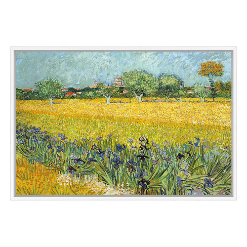 Field with Flowers near Arles Printed Wall Art