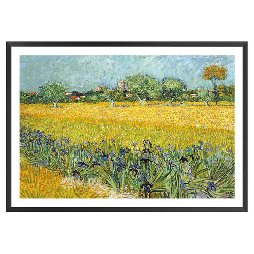 Field with Flowers near Arles Printed Wall Art