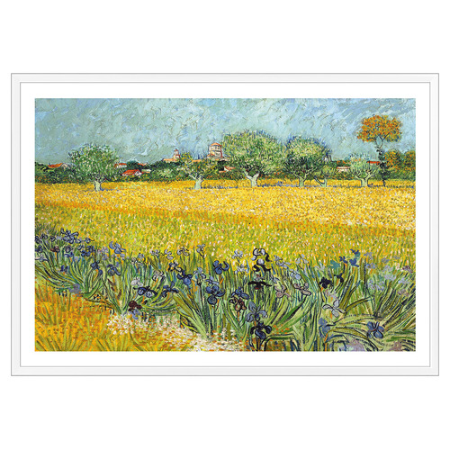 Field with Flowers near Arles Printed Wall Art