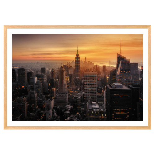 Manhattan's Light Printed Wall Art
