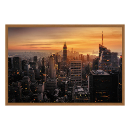Manhattan's Light Printed Wall Art