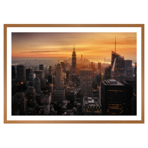 Manhattan's Light Printed Wall Art