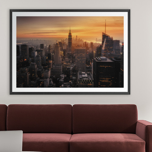 Manhattan's Light Printed Wall Art