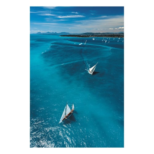 Above the Race Printed Wall Art