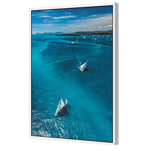 Above the Race Printed Wall Art