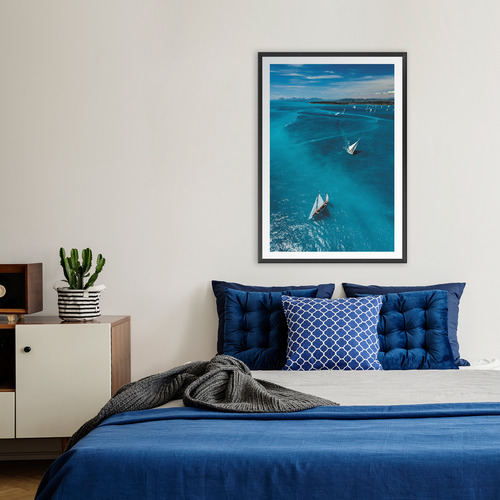 Above the Race Printed Wall Art